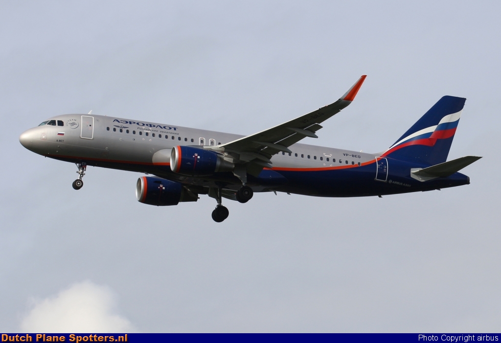 VP-BEO Airbus A320 Aeroflot - Russian Airlines by airbus