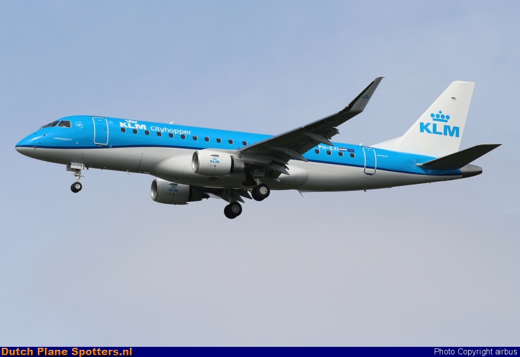 PH-EXI Embraer 175 KLM Cityhopper by airbus
