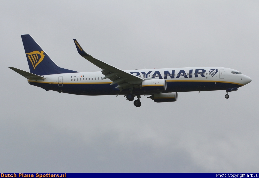 EI-FTD Boeing 737-800 Ryanair by airbus