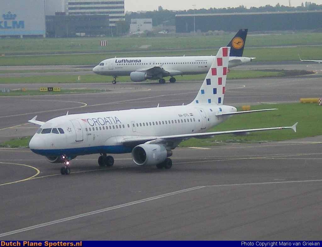 9A-CTL Airbus A319 Croatia Airlines by MariovG