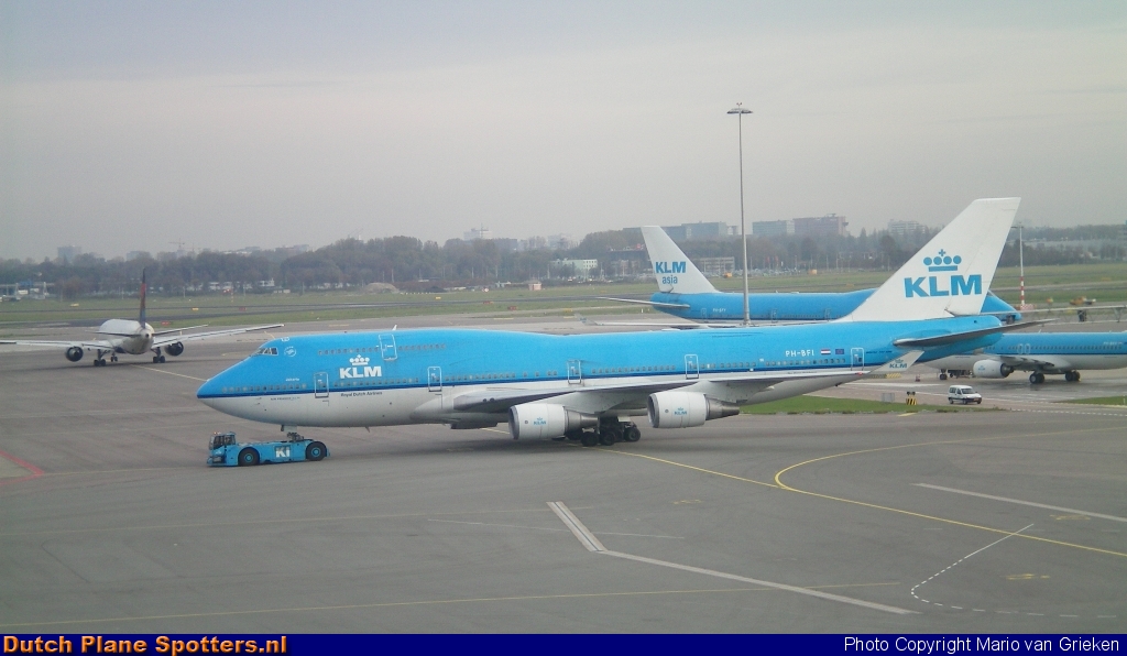 PH-BFI Boeing 747-400 KLM Royal Dutch Airlines by MariovG