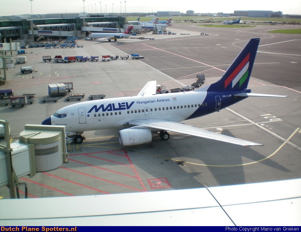 HA-LOF Boeing 737-600 Malev Hungarian Airlines by MariovG