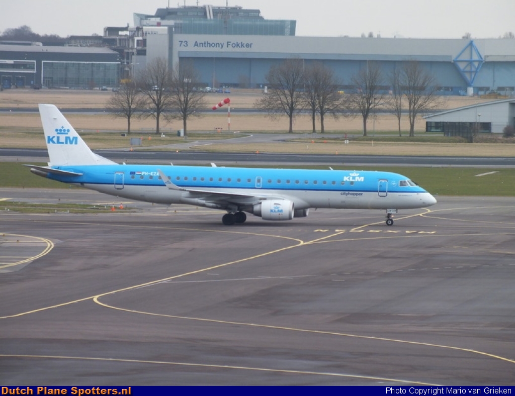 PH-EZA Embraer 190 KLM Cityhopper by MariovG