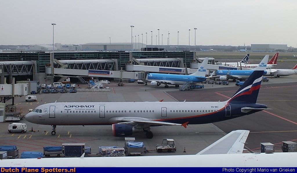 VQ-BEI Airbus A321 Aeroflot - Russian Airlines by MariovG