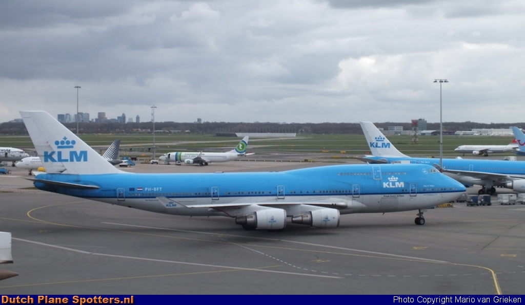 PH-BFT Boeing 747-400 KLM Royal Dutch Airlines by MariovG