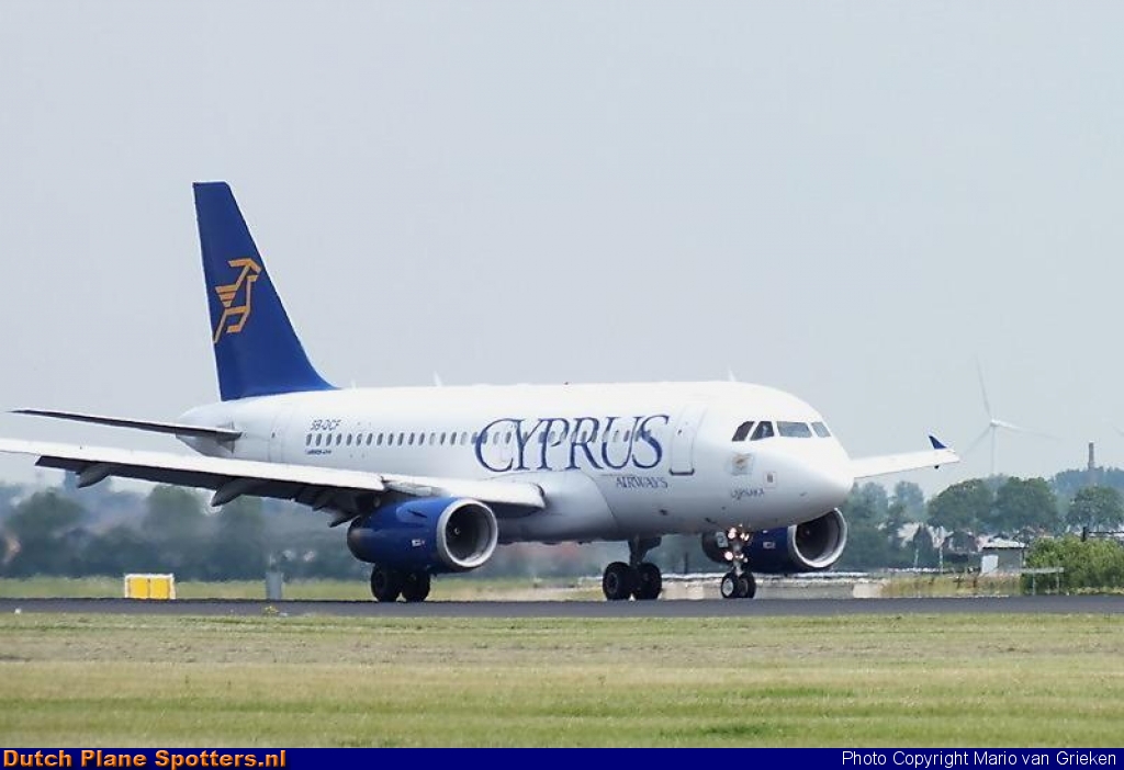 5B-DCF Airbus A319 Cyprus Airways by MariovG