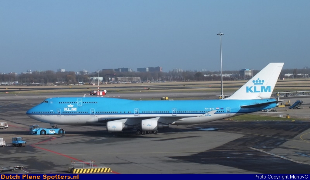 PH-BFL Boeing 747-400 KLM Royal Dutch Airlines by MariovG