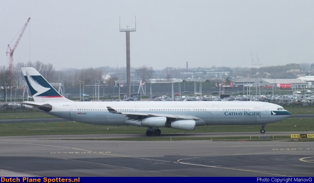 B-HXD Airbus A340-300 Cathay Pacific by MariovG