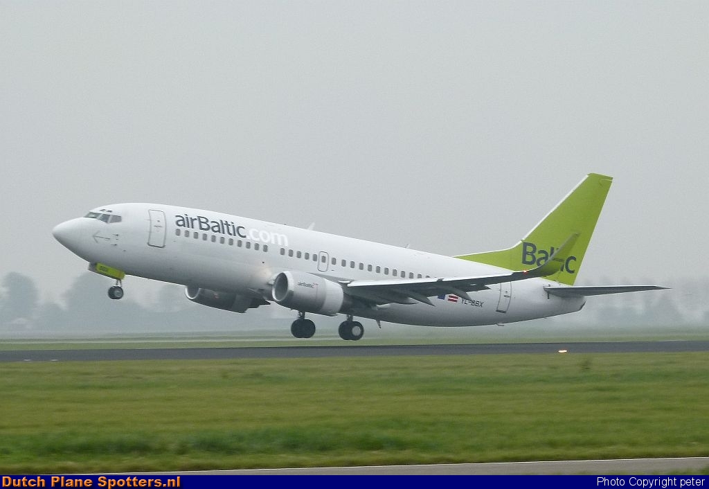 YL-BBX Boeing 737-300 Air Baltic by peter