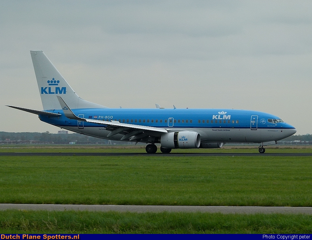 PH-BGO Boeing 737-700 KLM Royal Dutch Airlines by peter