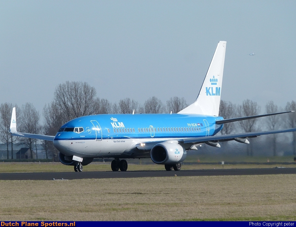 PH-BGW Boeing 737-700 KLM Royal Dutch Airlines by peter