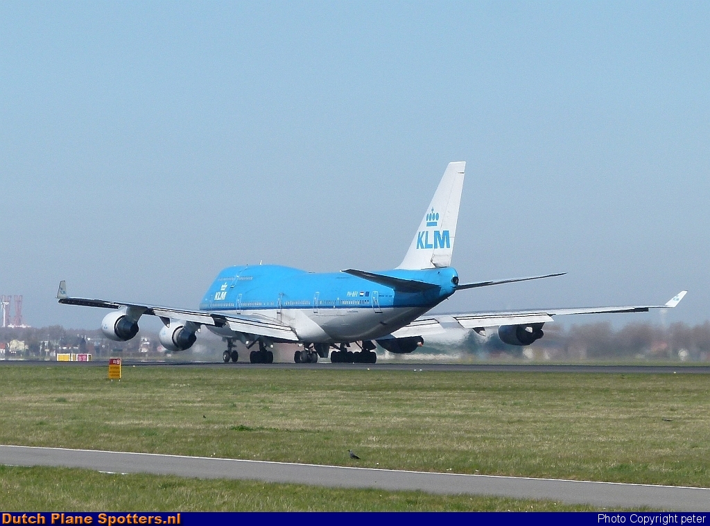 PH-BFI Boeing 747-400 KLM Royal Dutch Airlines by peter