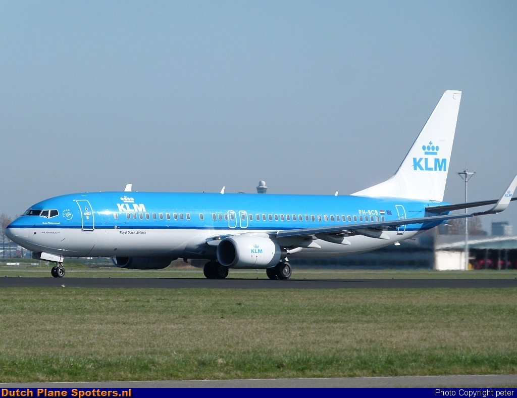 PH-BCB Boeing 737-800 KLM Royal Dutch Airlines by peter