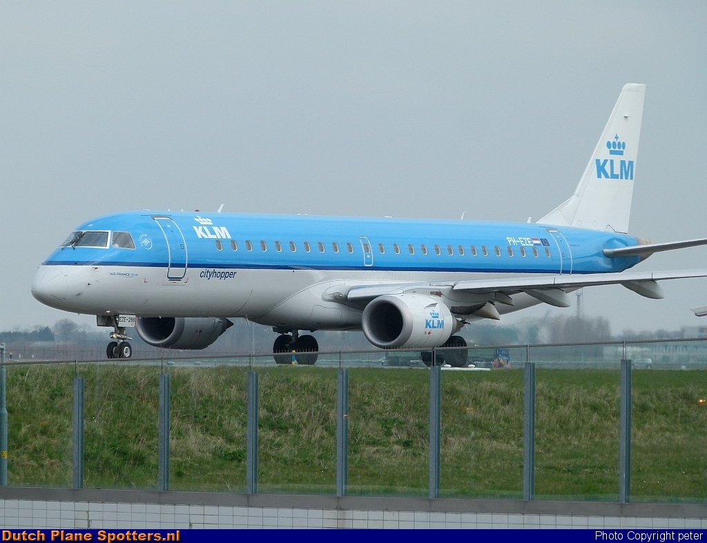 PH-EZE Embraer 190 KLM Cityhopper by peter