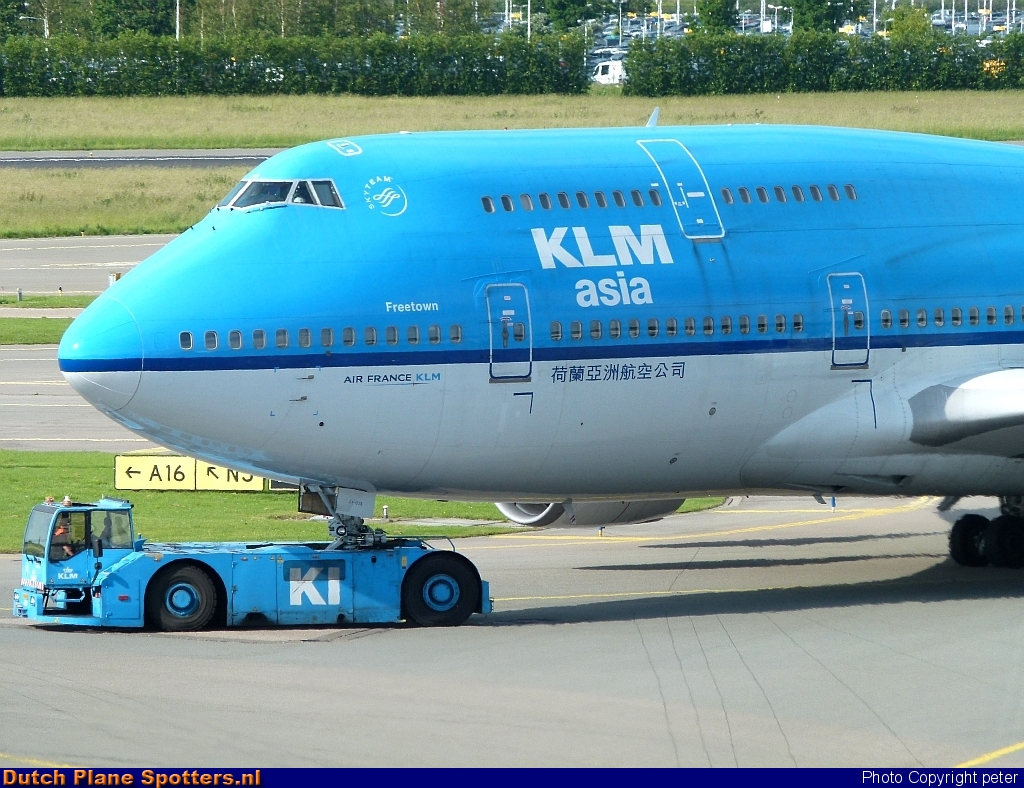 PH-BFF Boeing 747-400 KLM Asia by peter