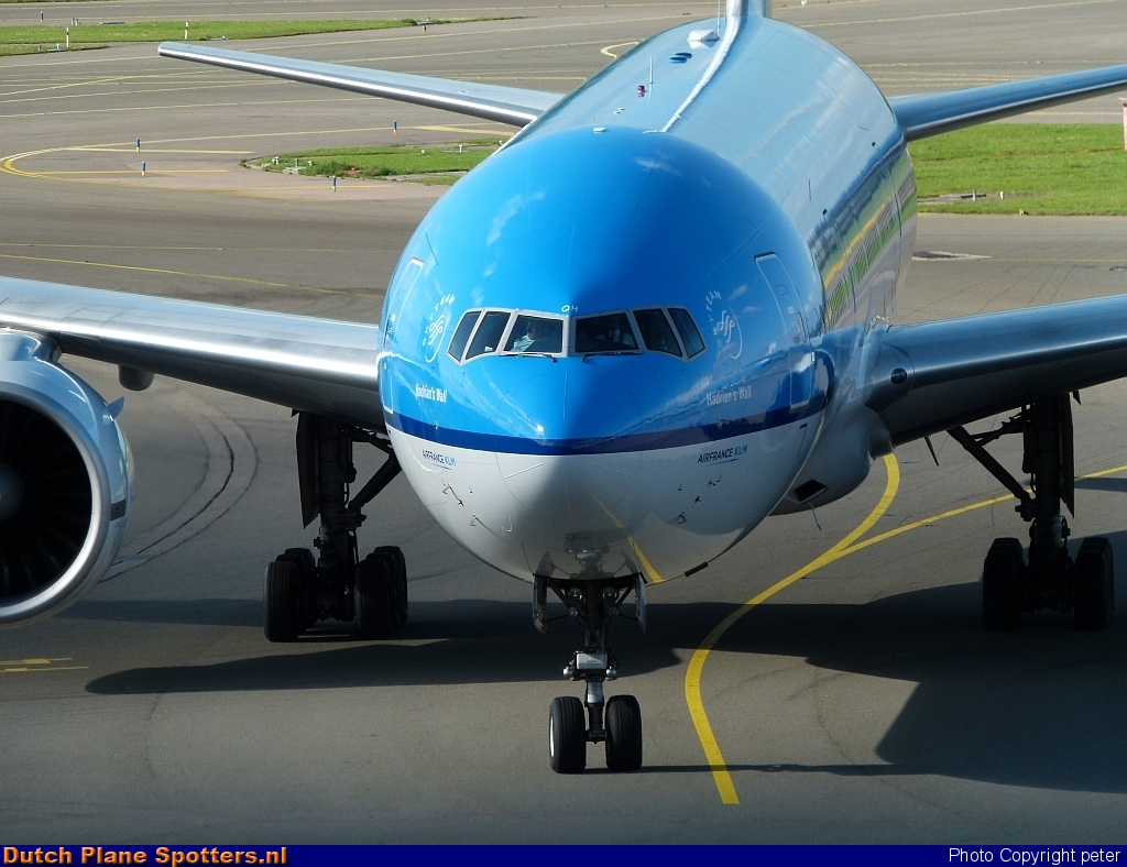PH-BQH Boeing 777-200 KLM Asia by peter