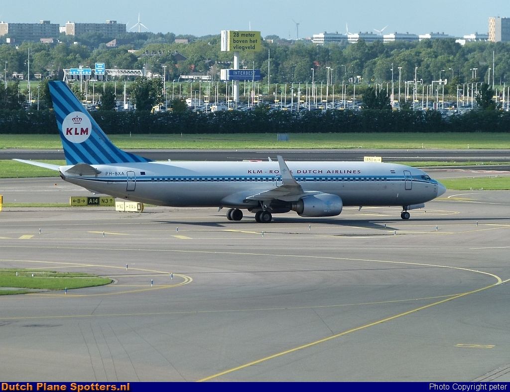 PH-BXA Boeing 737-800 KLM Royal Dutch Airlines by peter