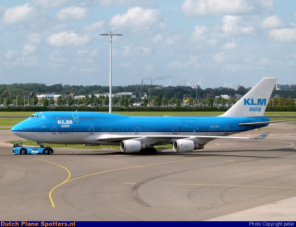 PH-BFF Boeing 747-400 KLM Asia by peter