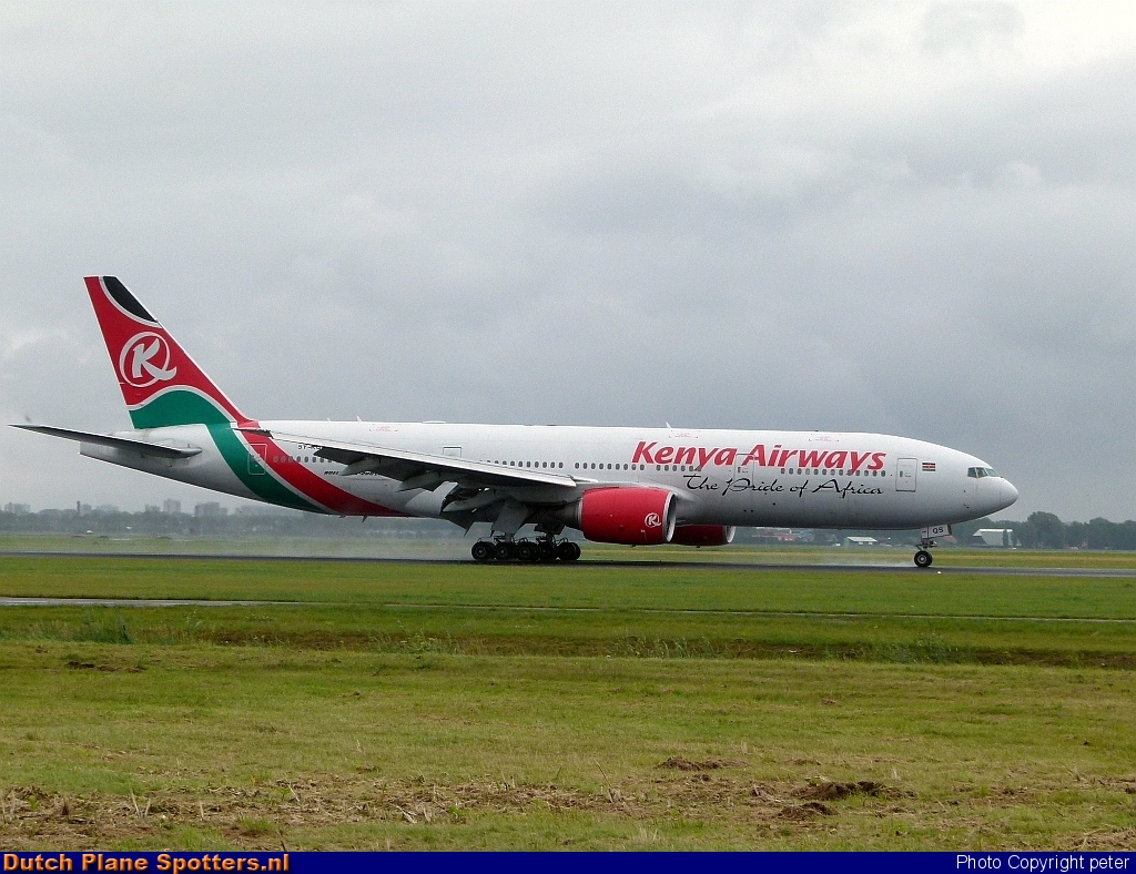 5Y-KQS Boeing 777-200 Kenya Airways by peter