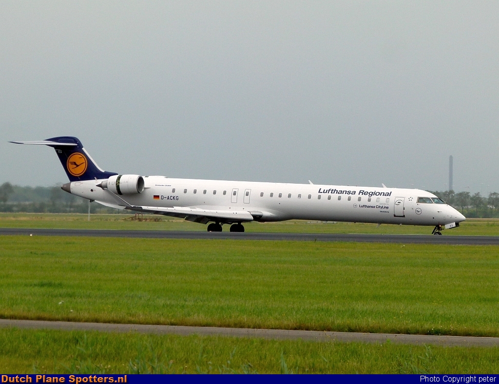 D-ACKG Bombardier Canadair CRJ900 CityLine (Lufthansa Regional) by peter