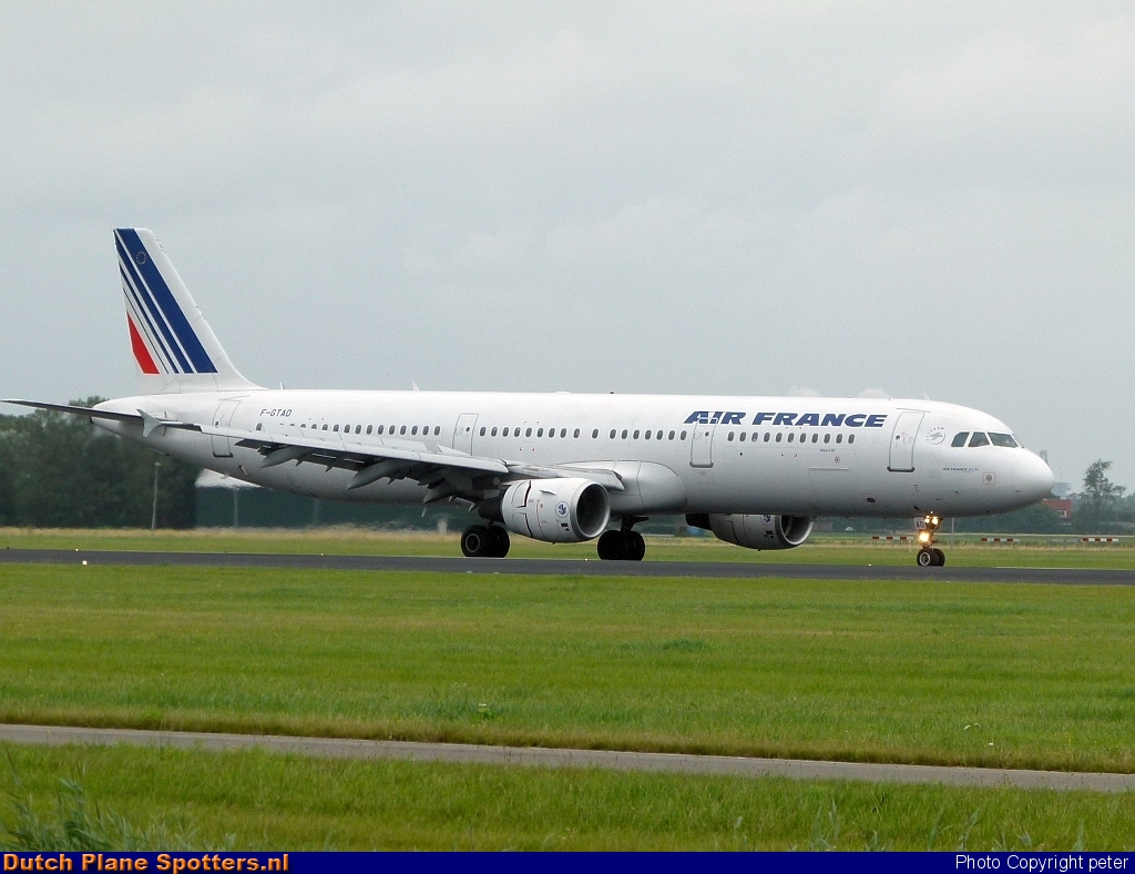 F-GTAD Airbus A321 Air France by peter