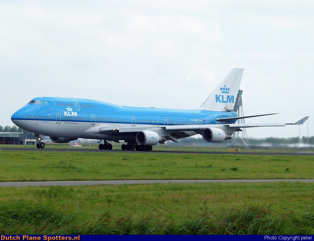 PH-BFL Boeing 747-400 KLM Royal Dutch Airlines by peter