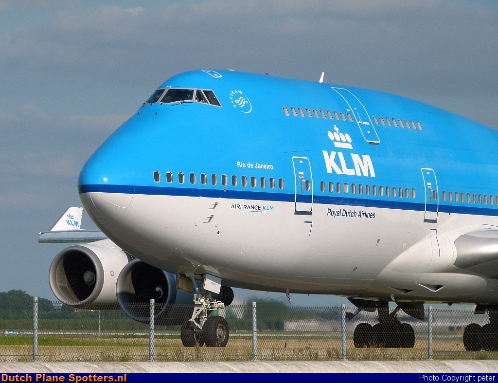 PH-BFR Boeing 747-400 KLM Royal Dutch Airlines by peter