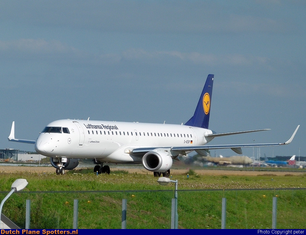 D-AEBP Embraer 195 CityLine (Lufthansa Regional) by peter