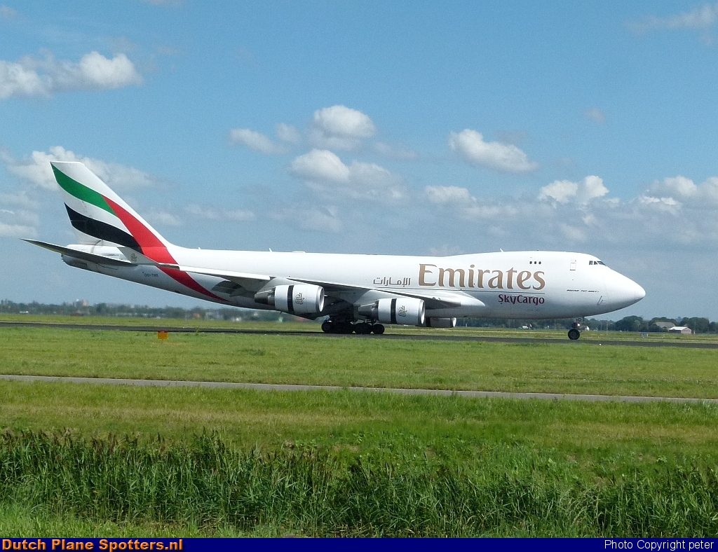 OO-THD Boeing 747-400 Emirates Sky Cargo by peter