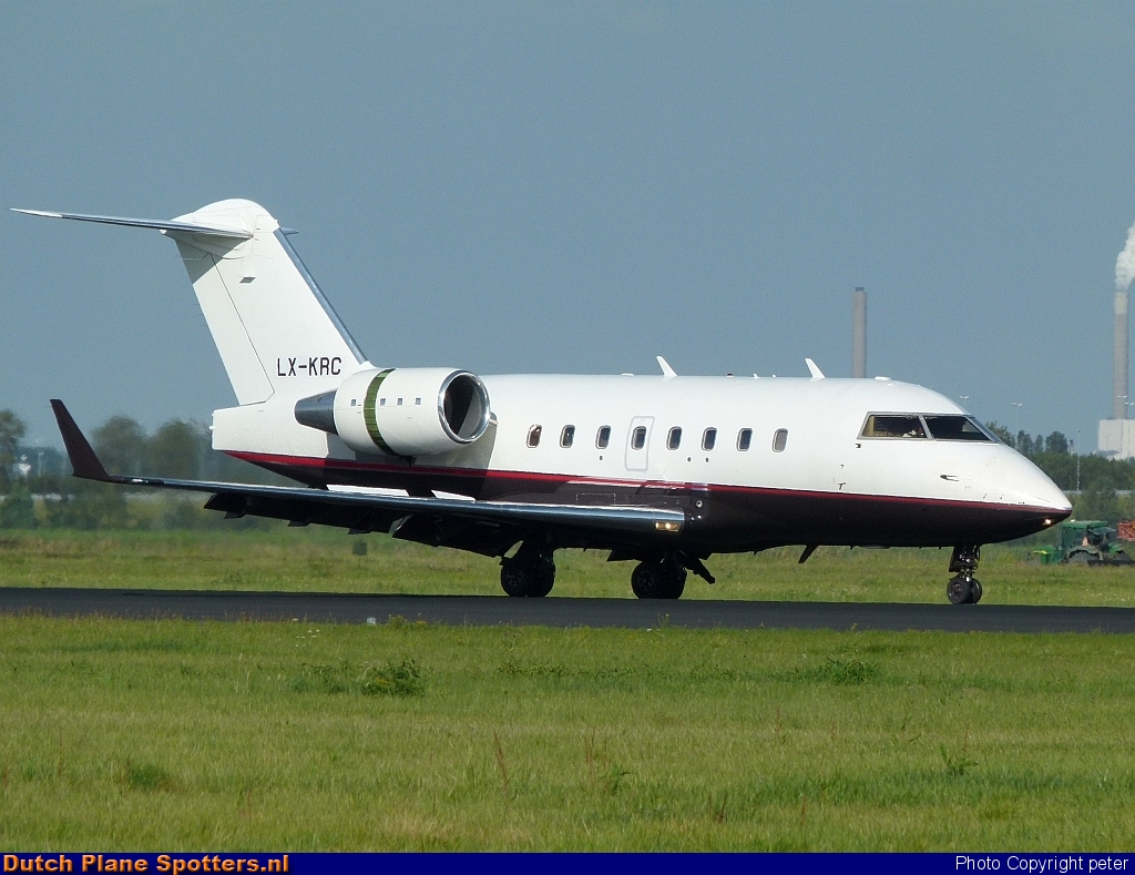 LX-KRC Bombardier Challenger 600 Flying Service by peter