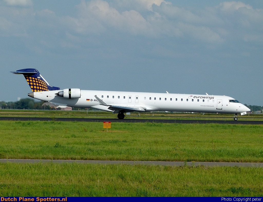 D-ACNN Bombardier Canadair CRJ900 Eurowings by peter