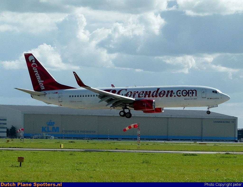 TC-TJG Boeing 737-800 Corendon Airlines by peter
