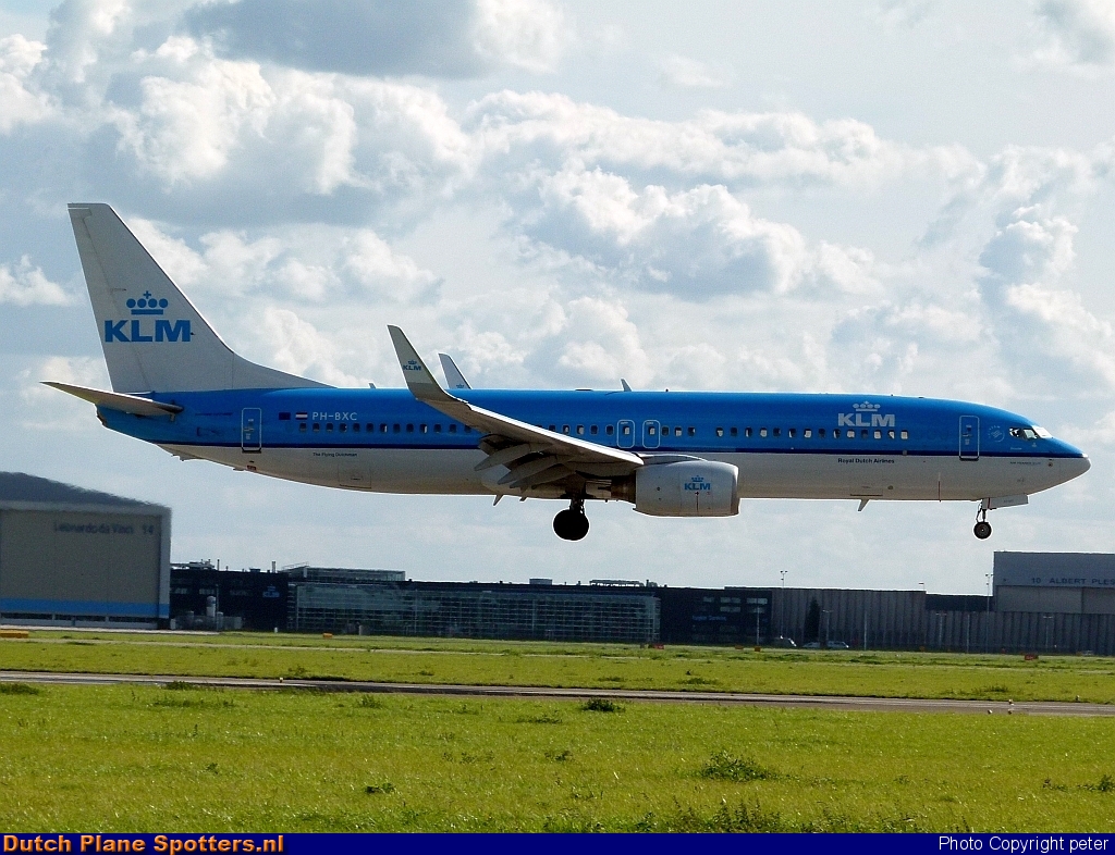 PH-BXC Boeing 737-800 KLM Royal Dutch Airlines by peter