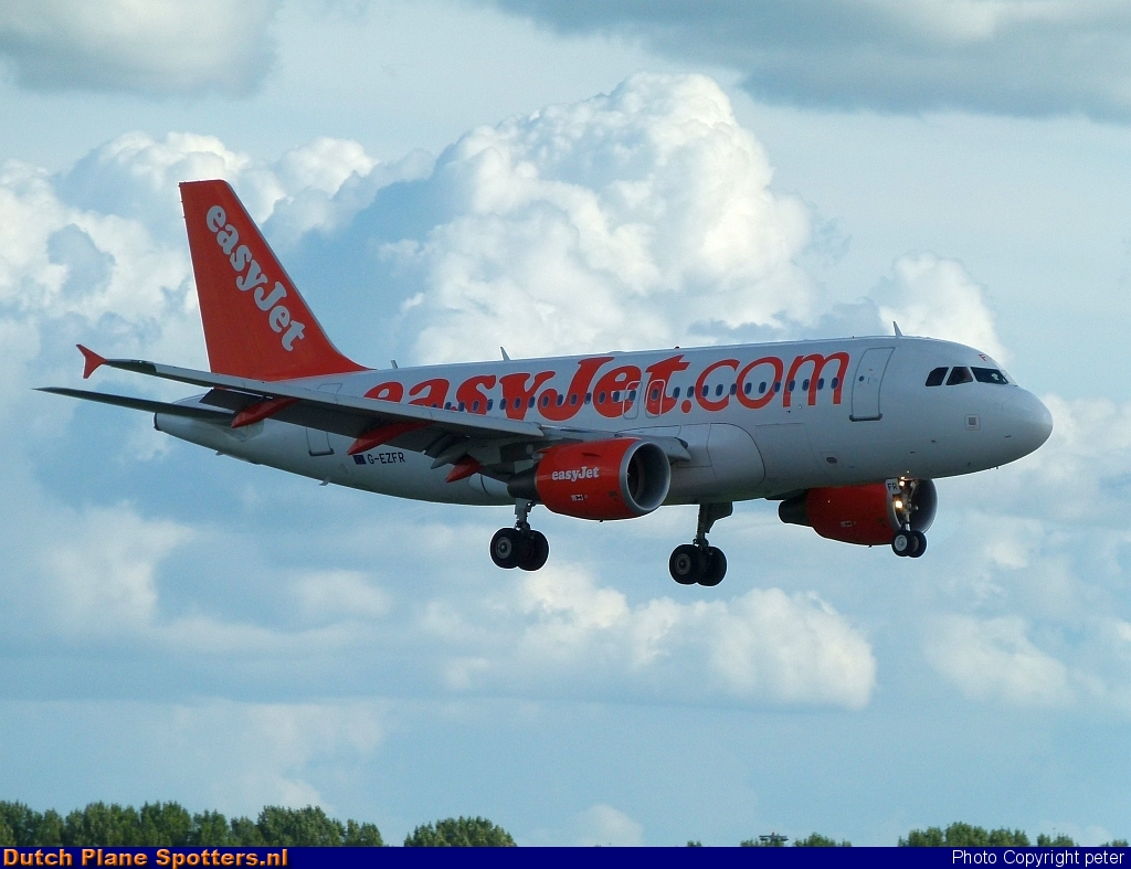 G-EZFR Airbus A319 easyJet by peter