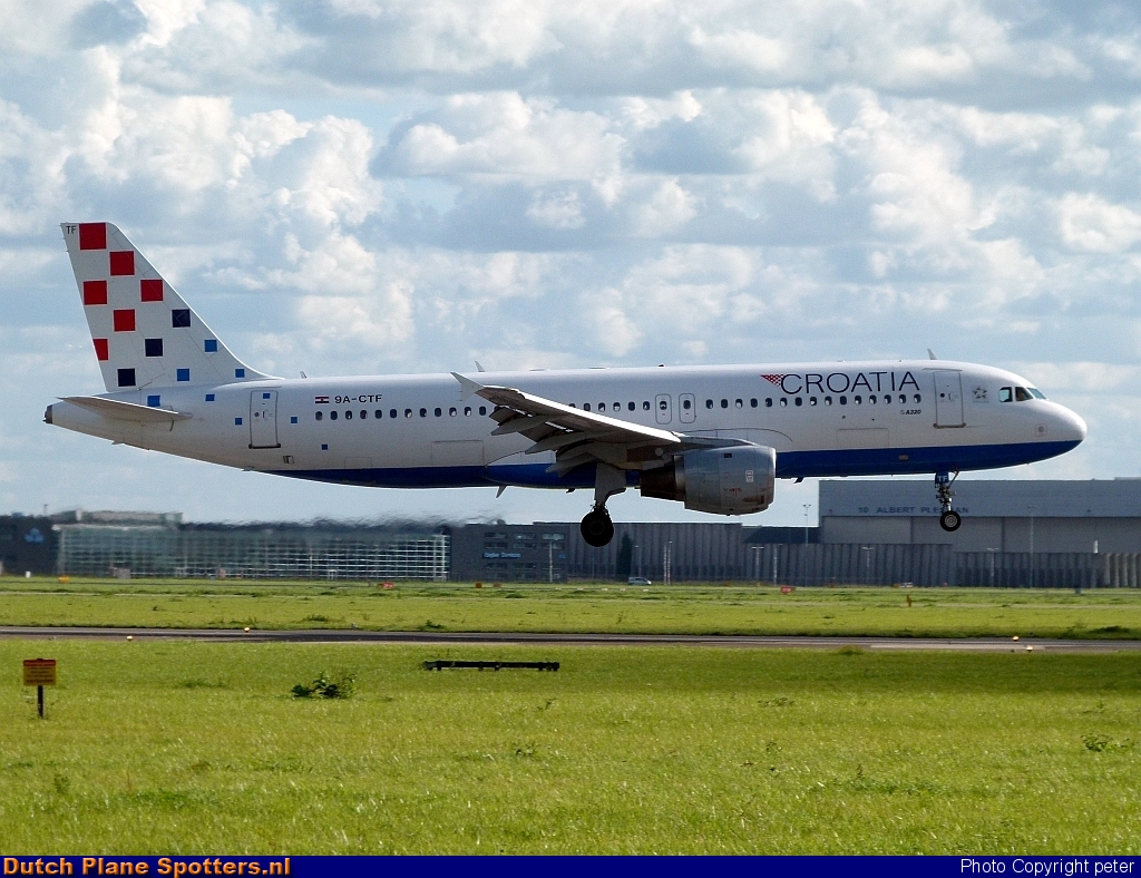 9A-CTF Airbus A320 Croatia Airlines by peter