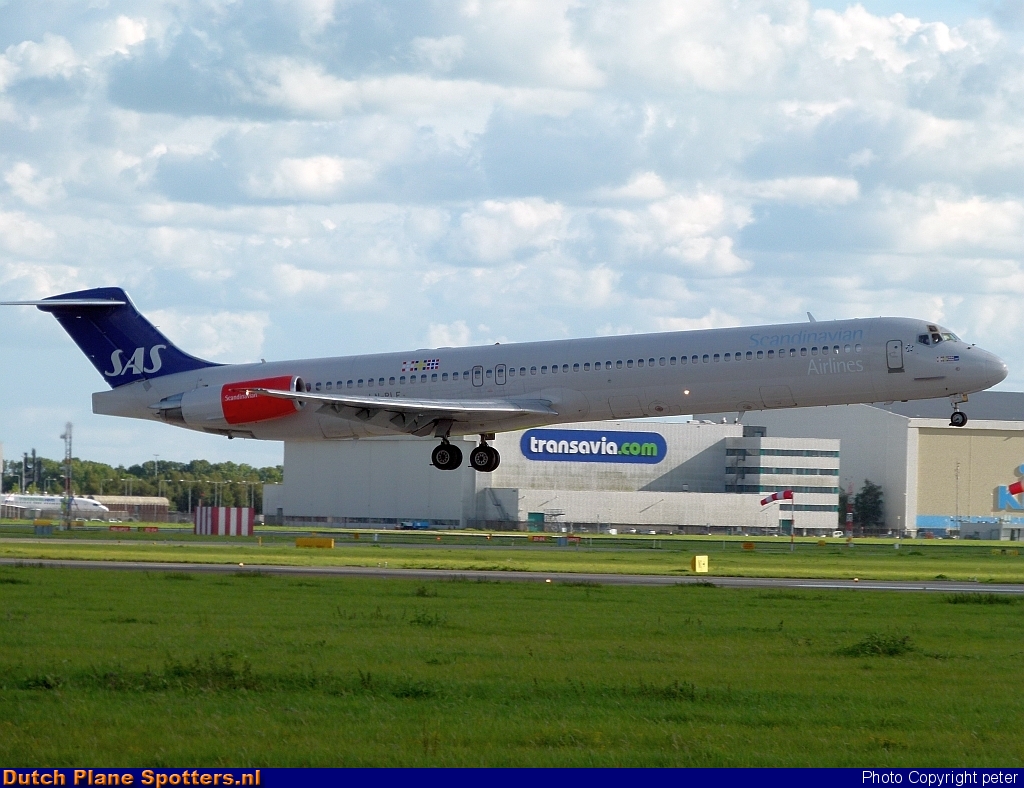 LN-RLE McDonnell Douglas MD-82 SAS Scandinavian Airlines by peter