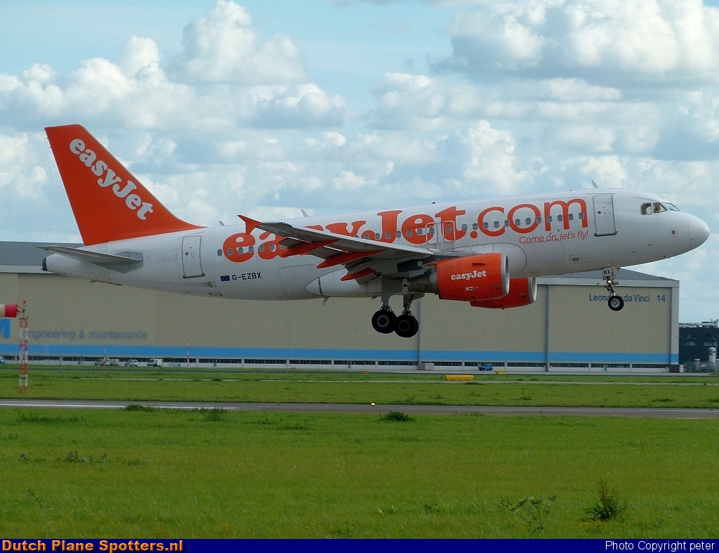 G-EZBX Airbus A319 easyJet by peter