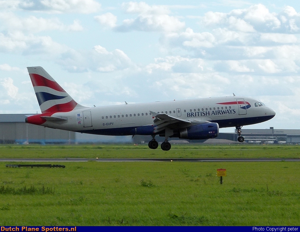 G-EUPV Airbus A319 British Airways by peter