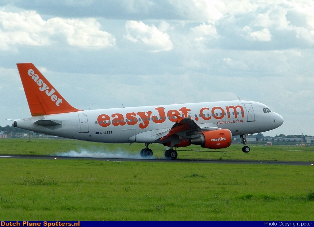 G-EZET Airbus A319 easyJet by peter