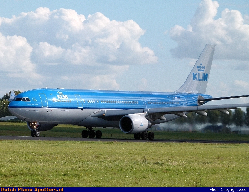 PH-AOM Airbus A330-200 KLM Royal Dutch Airlines by peter