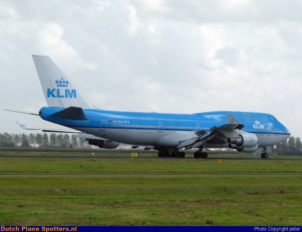 PH-BFR Boeing 747-400 KLM Royal Dutch Airlines by peter
