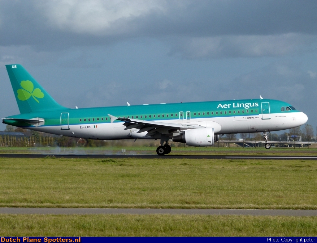 EI-EDS Airbus A320 Aer Lingus by peter