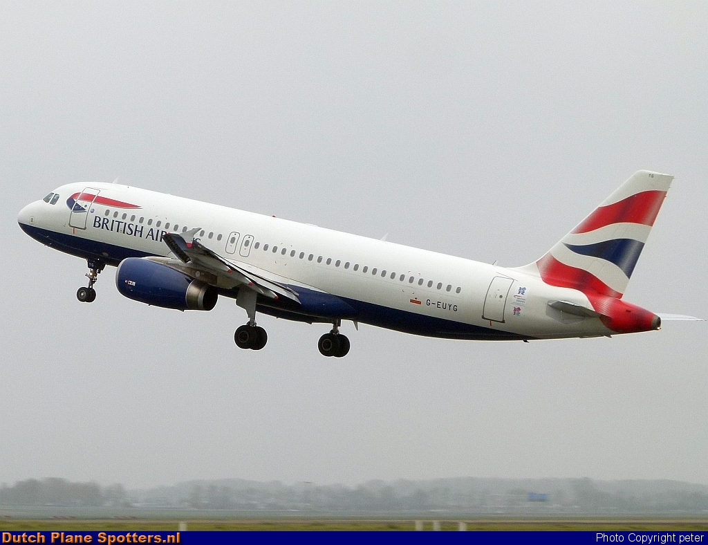 G-EUYG Airbus A320 British Airways by peter