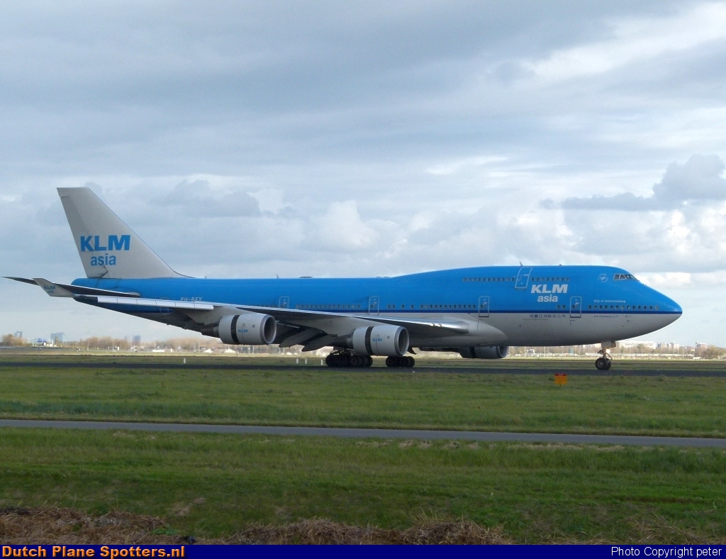 PH-BFY Boeing 747-400 KLM Asia by peter
