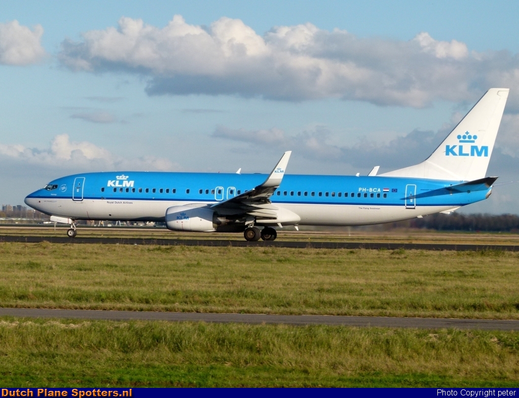 PH-BCA Boeing 737-800 KLM Royal Dutch Airlines by peter