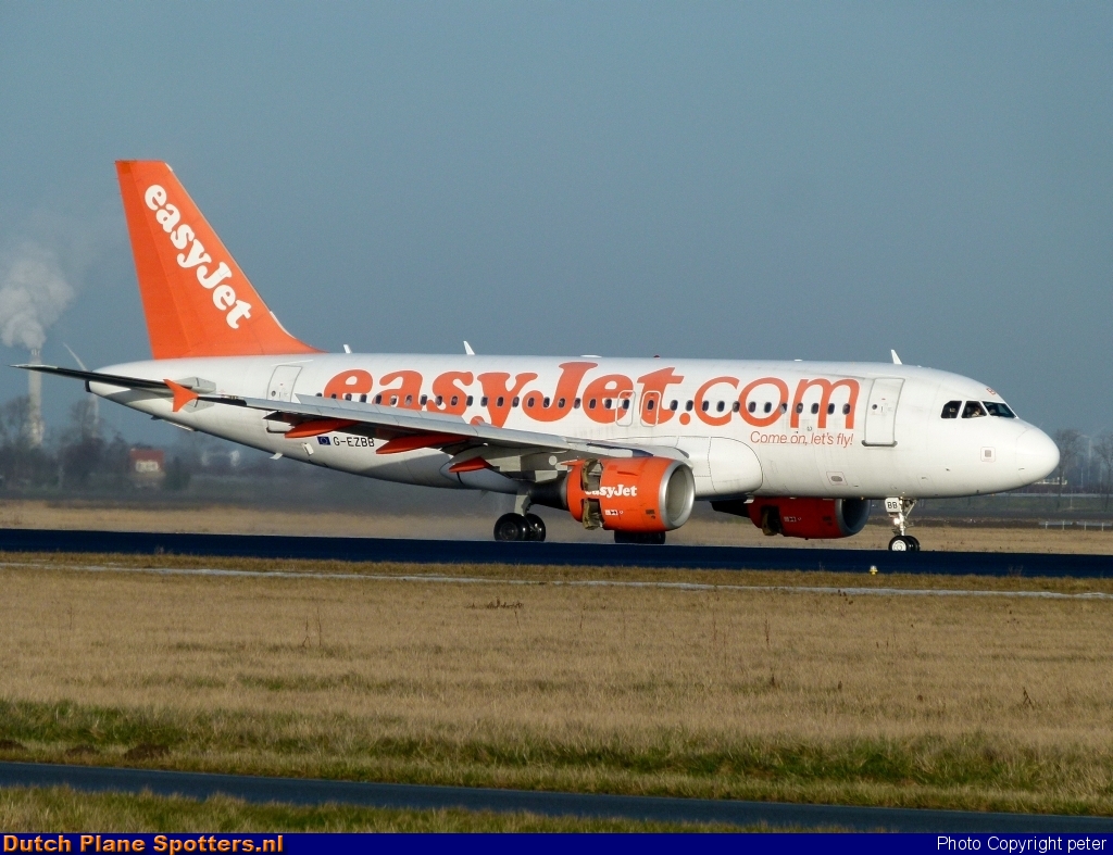G-EZBB Airbus A319 easyJet by peter