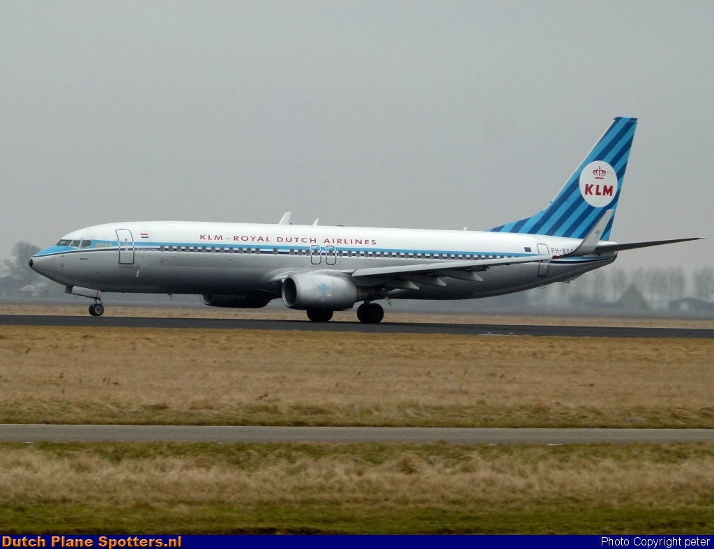 PH-BXA Boeing 737-800 KLM Royal Dutch Airlines by peter