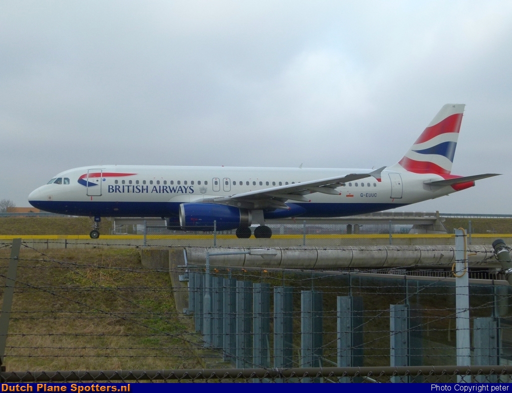 G-EUUC Airbus A320 British Airways by peter