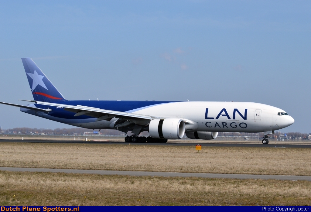 N772LA Boeing 777-F LAN Cargo by peter