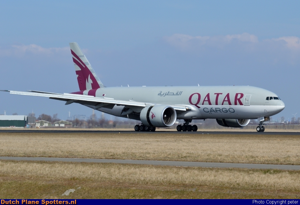 A7-BFB Boeing 777-F Qatar Airways Cargo by peter